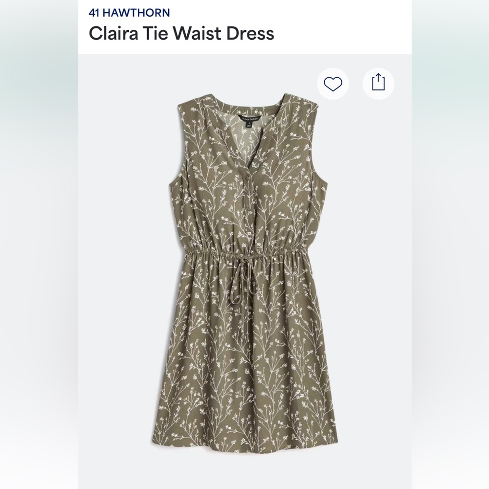 Clara tie waist 41 Hawthorn Dress